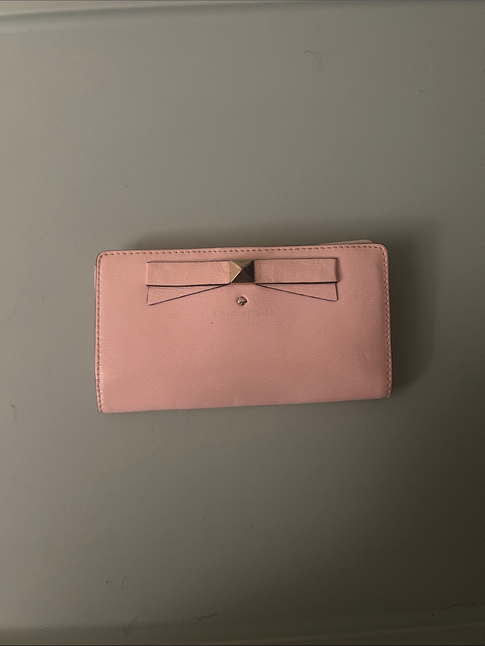 Kate Spade Women’s Pink Bow Accent Wallet